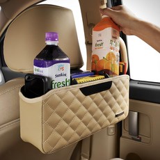 KMMOTORS Wanso Pocket 2 車用收納袋, 1個, 米色