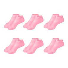 小麥購物 凝膠手套腳套 G681 腳套 6雙, 6雙, 1組, 264g