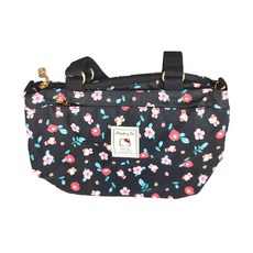 Hello Kitty 凱蒂貓 兩用手提包 KT03102BK, 100%聚酯纖維, 黑色, W 開口31(底寬 23) X 寬 D11 x 高 H21 cm