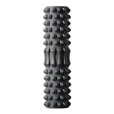 MICHAEL FITNESS 麥克健身 瑜珈柱 月牙短款, 高硬度深層按摩, 有效承重可達200KG, EVA環保材質, 黑色, 30 x 6.5cm, 1個