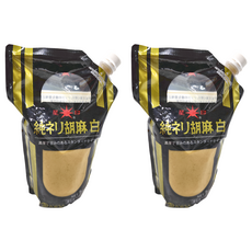 九鬼 星印純胡麻醬 SP白, 1kg, 2包