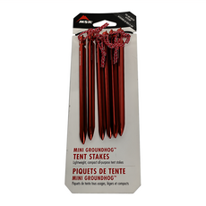 MSR Mini Groundhog 鋁合金營釘 Set 6 輕巧萬用營釘 15cm 10g 韓國製造, 1組