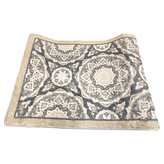 西格傢飾 日式侘寂風仿羊羔絨床邊毯 1kg, 復古波斯