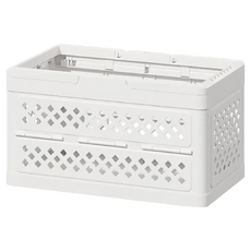 FAmILyLIFE 生活 多功能可疊加折疊洗衣籃, 簡約白