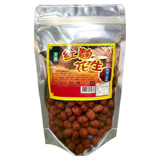 埔里鎮農會 紅麴花生 100%台灣新鮮飽滿花生仁 香酥健康 大顆好滋味 下酒配茶最佳選擇, 250g, 1包