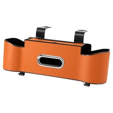 葉子小舖 小羊皮汽車椅背儲物盒, 活力橙, 1個