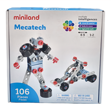 Miniland 創意機械建構106入組, 4歲以上適用, STEM玩具, 1組