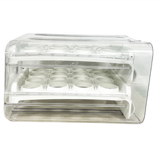 Sang Sang 32格雙層雞蛋抽屜式收納盒 白色, 1個