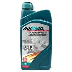ADDINOL SUPER LIGHT 全合成機油, 5w40, 1瓶, 1L