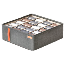 小麥購物 抽屜分隔收納盒 20格 C189 159g, 深灰色, 2個