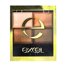 EXCEL 裸色深邃眼影 4.3g, SR02 俐落金棕, 1個