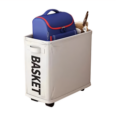 多功能桌下置物車, 米白色, 40*20*25cm, 1個