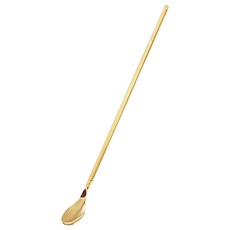SALUS 佐藤金屬 六角攪拌匙 245mm, 金色, 1支