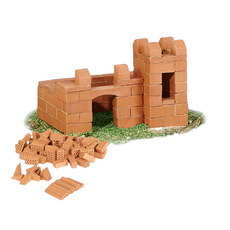 teifoc DIY益智磚塊建築玩具 變型城堡，德國製造，培養兒童創造力與專注能力, TEI4000, 1組