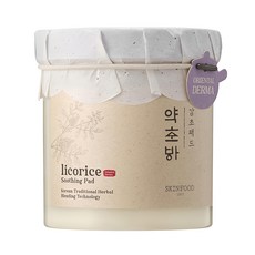 SKINFOOD 甘草舒緩棉片 60片 250g, 1罐