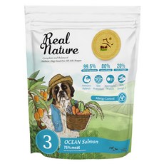 REAL POWER 瑞威 全齡犬乾飼料 3號 海洋魚貝, 含深海魚油, 水解卵磷脂, 幫助毛髮柔順亮麗, 500g, 1包