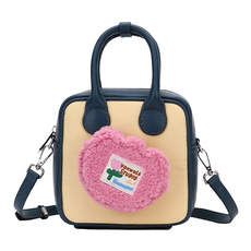 Vanwalk 出走 復古風可愛側背包 V2752, 秘境花房 藍色