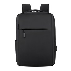 理享家 簡約大容量雙肩後背包, 黑色, 29x12x41cm