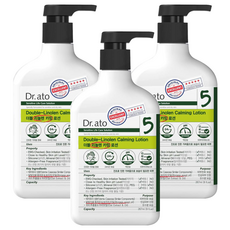 Dr.Ato 雙倍亞麻油酸舒緩保濕乳, 267ml, 敏感肌膚適用, 3瓶