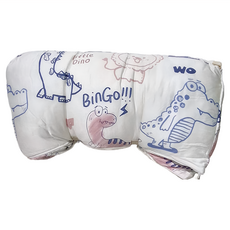 EmBrace 英柏絲 100%純天絲兒童睡袋 含被胎, 睡墊被子尺寸: 120x150cm, 枕頭尺寸: 25x50cm, 台灣生產, 碰碰龍冒險