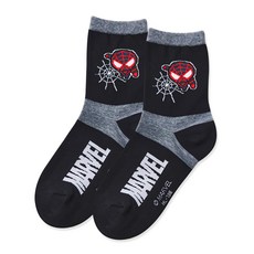 ONEDER 旺達棉品 復仇者聯盟系列襪 黑蜘蛛