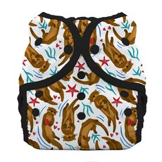 THiRSTiES 壓扣防水尿布兜 尺寸3 (18-30kg) 100% 聚酯層壓到聚氨酯上(TPU), Otterly in Love, 1件