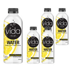 vida 檸檬風味水, 500ml, 5瓶