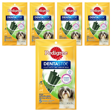 Pedigree 寶路 X型潔牙骨 綠茶口味 75g 小狗專用, 5包
