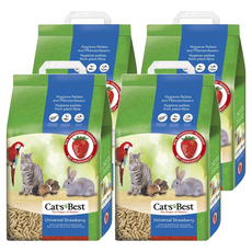 Cat's Best 崩解型粗粒木屑砂, 草莓味, 5.5kg, 4袋