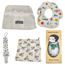 oceanbaby 女童款 海洋Q萌女寶超值5件組, 50 x 60cm, 白色