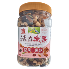 義美 活力纖果 堅果 + 果乾, 330g, 1罐