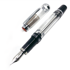 TWSBI 三文堂 VAC mini 半黑半透 負壓上墨 鋼筆, EF