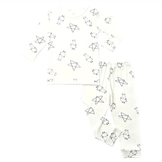 baa baa sheepz 抱抱羊 cute系列 居家睡衣 長袖上衣+長褲 95% 縲縈(竹纖維) + 5%彈性纖維