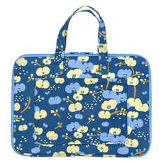 in Blooom 印花樂 13吋筆電收納包 差旅款 - 雜花, 36.5 x 26 x 2cm, 蘭花霧藍, 1個