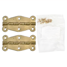 木百貨 後鈕 含螺絲 金色, 50 x 25mm, 1包