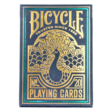 BICYCLE 單車撲克牌 - 標準尺寸專業, 美國產, 14歲以上適用, 孔雀, 1盒