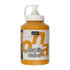 MONA 蒙納 壓克力顏料, 500ml，防水，不易褪色, 1色