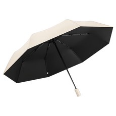 梧桐米 十二骨黑膠自動傘，深藏青/淺天藍/櫻花粉/曜石黑/深酒紅，鐵+防水布料, 1個