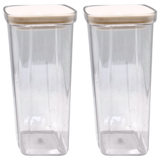 真空旋扣式密封罐 塑膠（PP）材質, 2個, 1.5L 315g