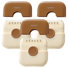 小麥購物 瀏海修剪梳 Y776 42g, 暖色橙, 3個