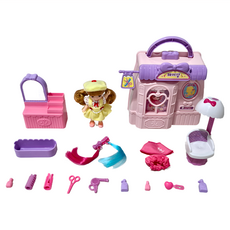 MIMI WORLD 迷你MIMI提包時尚髮廊 玩具套裝, 多色, 1盒