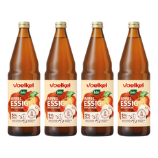 voelkel 維可 蘋果醋 demeter, 750ml, 4瓶