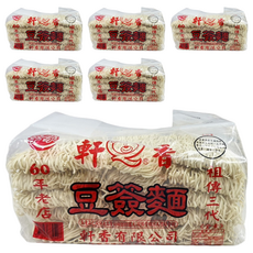 軒香李家 豆簽麵, Q彈有嚼勁, 滑順好入口, 900g, 6包
