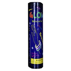 螢光棒 20 x 0.5cm 7歲以上 100條, 藍色, 1瓶