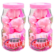 AJI OKASHI 味覺百撰 呼拉豬草莓優格風味糖, 120g, 2罐