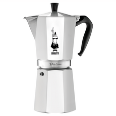 BIALeTTI 拜雷提 經典摩卡壺 義式濃縮/露營咖啡壺 MOKA 12杯份 670ml, 1個, 銀色