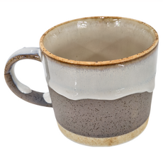 日本 美濃燒 Drop 馬克杯 240ml, 灰, 1個