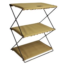 OWL CAMP 1000D尼龍 展開尺寸長42cm 寬30cm 高59cm 收納尺寸長46.5cm 寬47cm 厚5cm, 沙色, 3層, 1組