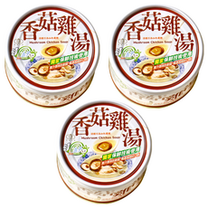 軒閣食品 鮮盒子 香菇雞湯 原味保鮮製程 無添加防腐劑, 230g, 3罐