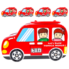 TOMICA 造型餅乾禮盒, 單件 100g, 5盒